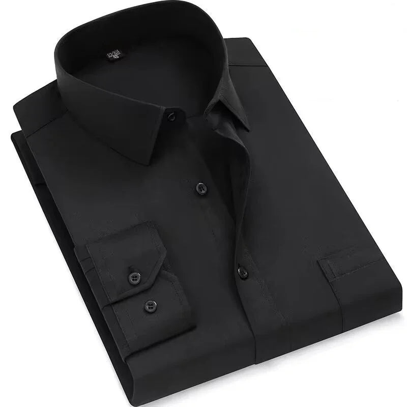 Long Sleeve Striped Branded Cotton Shirts for Men