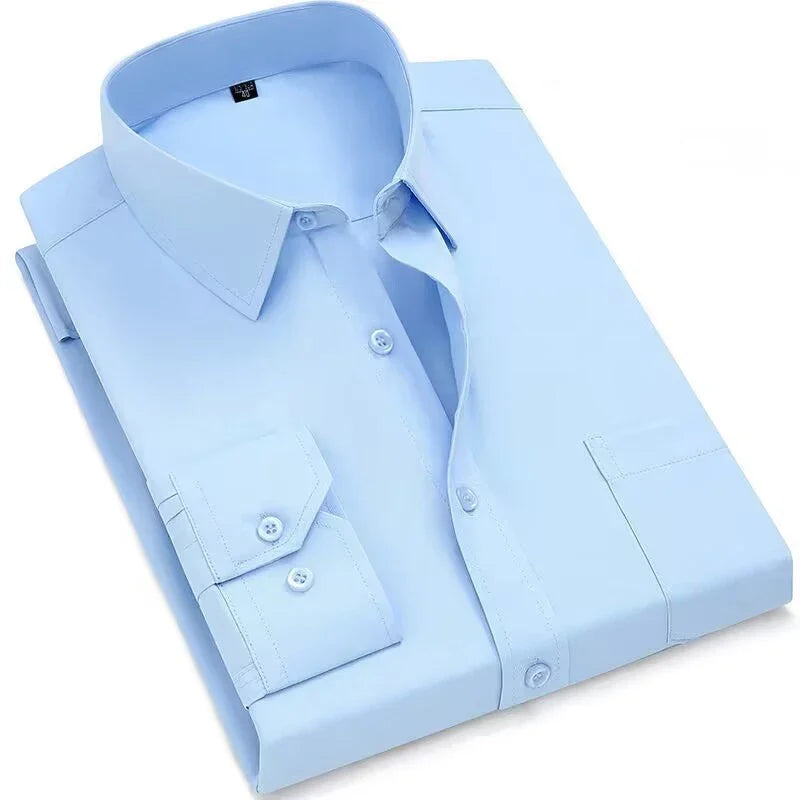 Long Sleeve Striped Branded Cotton Shirts for Men